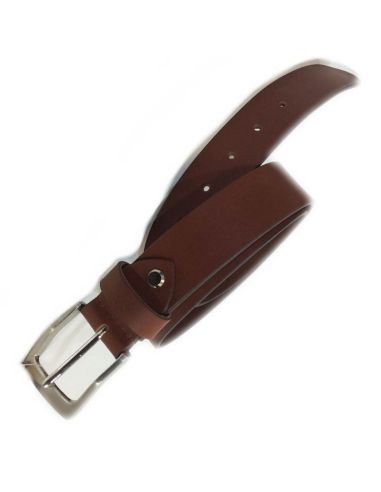 Cinturon de Cuero Liso 35mm. color Cuero