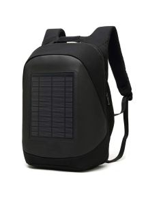 Mochila Antirrobo con USB y Cargador Solar en Negra