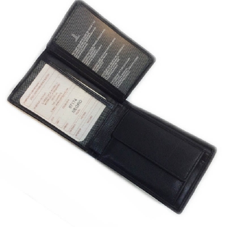 Americana de Piel Mini con Monedero Classic Negra
