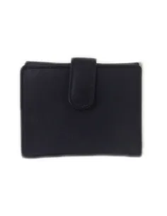 Cartera Monedero Detras de Piel Classic en Negro