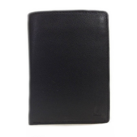 Cartera de Piel Multiapartados Classic en Negra