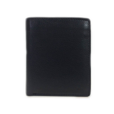 Cartera de Piel Mediana Multitarjeta Classic en Negra