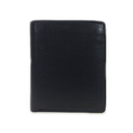 Cartera de Piel Mediana Multitarjeta Classic en Negra