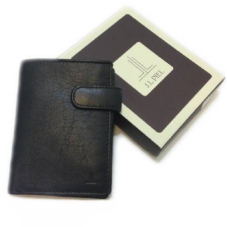 Americana de Piel Mini sin Monedero Classic Negra JL