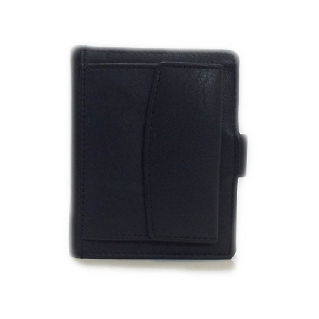 Cartera Monedero detras de Piel Classic en Negro JL
