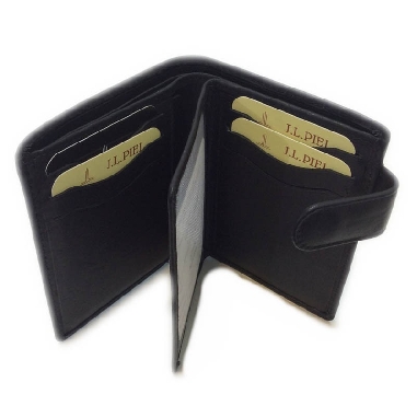 Cartera de Piel Classic sin Monedero con Cierre JL