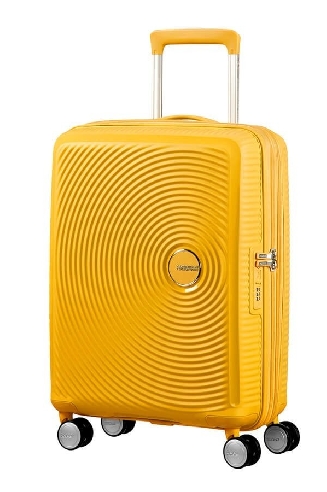 Maleta De Mano American Tourister Soundbox Dorado