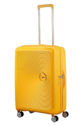 Maleta De Mano American Tourister Soundbox Dorado