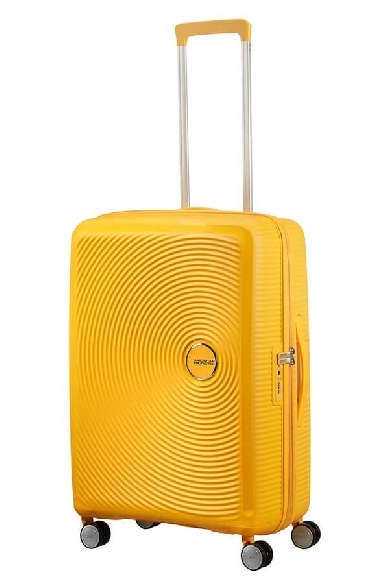 Maleta De Mano American Tourister Soundbox Dorado