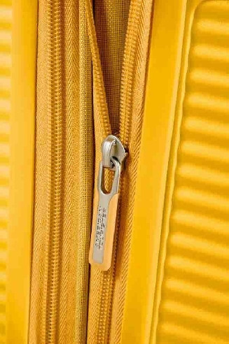 Maleta Mediana American Tourister Soundbox Dorado