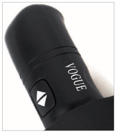 Paraguas de Vogue Plegable Automático en Negro
