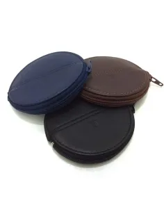 Monedero de Piel tipo Galleta de JL