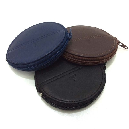 Monedero de Piel tipo Galleta de JL