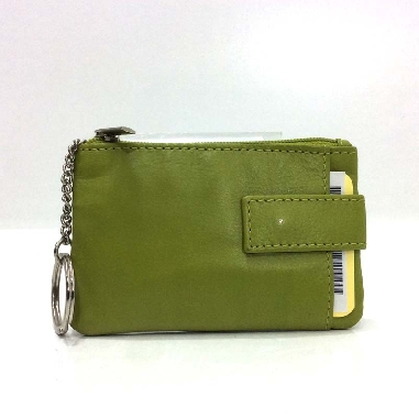 Monedero de Piel Classic con 2 Cremalleras y Trabilla Lima