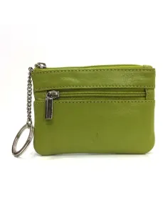 Monedero de Piel Classic con 2 Cremalleras Lima