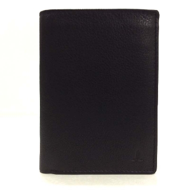 Billetera sin Monedero Multiapartados JL Piel en Negro