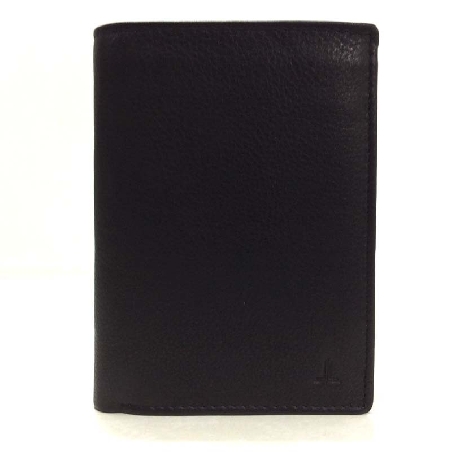 Billetera sin Monedero Multiapartados JL Piel en Negro