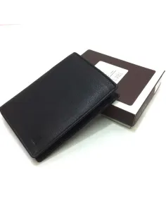 Billetera sin Monedero Multiapartados JL Piel en Negro 2