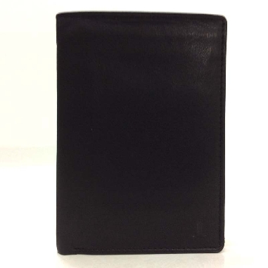 Billetera Grande con Monedero Piel JL Classic Negra