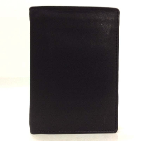 Billetera Grande con Monedero Piel JL Classic Negra