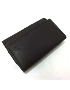 Monedero Billetero Mini de Piel JL Classic en Negro