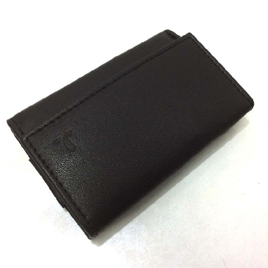 Monedero Billetero Mini de Piel JL Classic en Negro