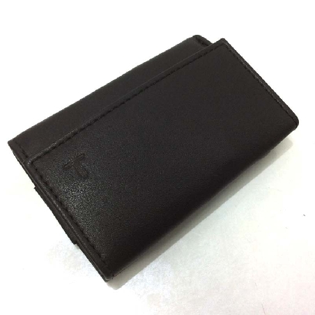 Monedero Billetero Mini de Piel JL Classic en Negro