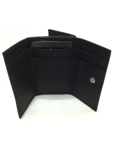 Monedero Billetero Mini de Piel JL Classic en Negro 2