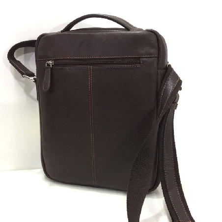 Bolso Bandolera Grande en Piel JL color Marron