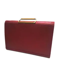 Carpeta Portadocumentos de Piel Rosme en Roja 2