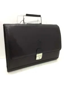 Carpeta Portadocumentos de Piel Rosme en Negra