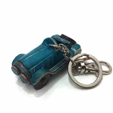 Llavero De Piel Artesanal Vehiculos coche clásico