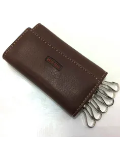 Llavero de Piel Titto Bluni Nature en Marron