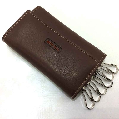 Llavero de Piel Titto Bluni Nature en Marron