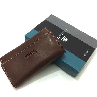 Llavero de Piel Titto Bluni Nature en Marron