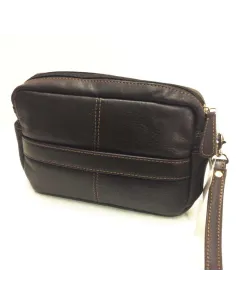 Bolso de Mano en Piel de JL tamaño Grande en Marron 2