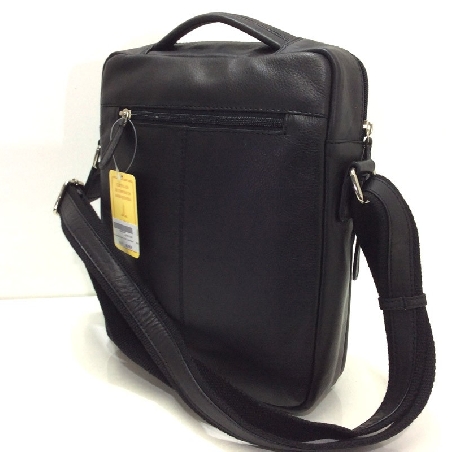 Bolso Bandolera Grande en Piel JL color Negro