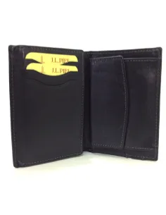 Cartera Billetera de Piel con Monedero y Cierre de Goma 2