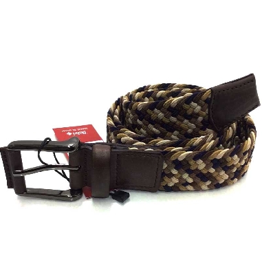 Cinturon Trenzado para Hombre Dalvi Combi Marron