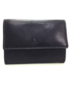 Monedero con Tarjetero de Piel de JL New Negro