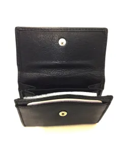 Monedero con Tarjetero de Piel de JL New Negro 2