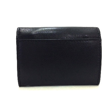 Monedero con Tarjetero de Piel de JL New Negro
