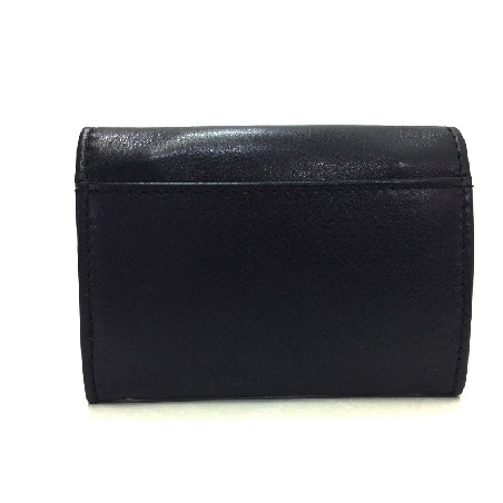 Monedero con Tarjetero de Piel de JL New Negro