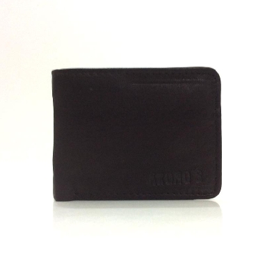 Super Mini Monedero Billetero de Piel Kronos en Marron