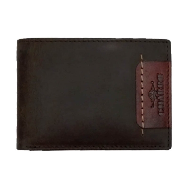Americana hombre de Piel Charro Madagascar con Monedero