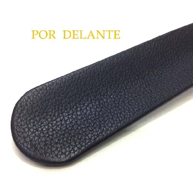 Calzador de Acero forrado en Piel Ubrique Azul