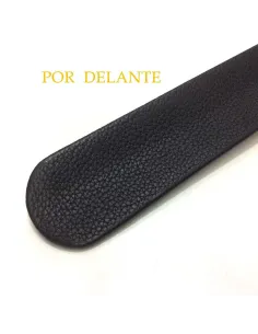Calzador de Acero forrado en Piel Ubrique Negro 2