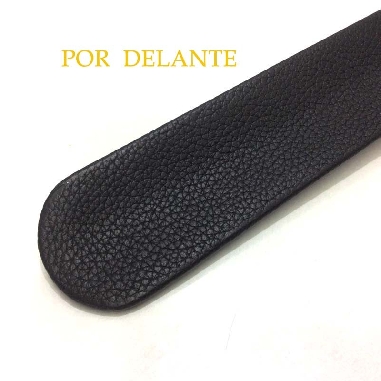 Calzador de Acero forrado en Piel Ubrique Negro