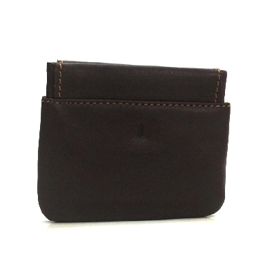 Monedero de JL Piel con Fleje en color Marron