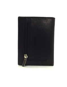 Cartera tarjetero de Piel JL Classic en color Negro 2